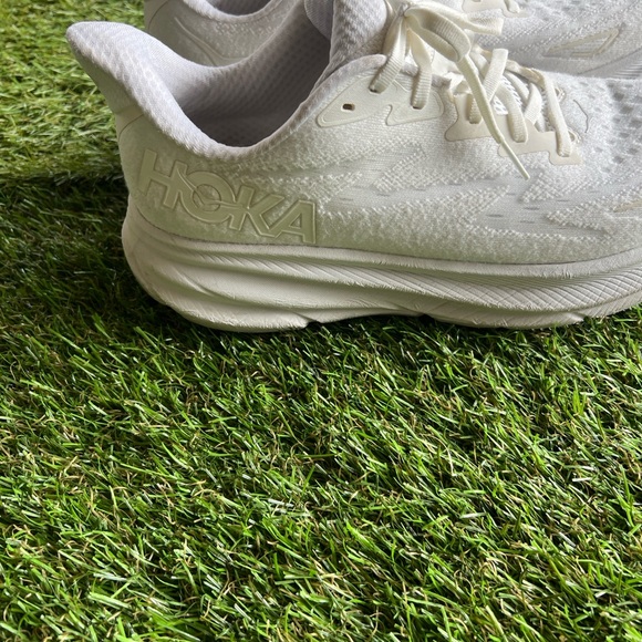 Hoka All-White Athletic Sneakers - Picture 11 of 12
